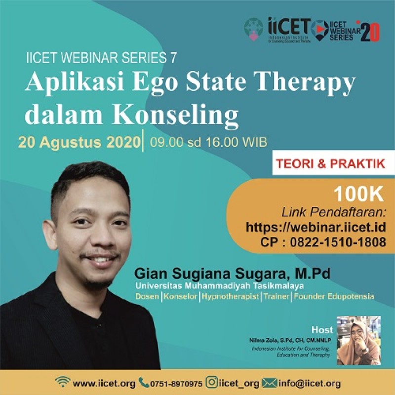 Virtual Workshop Aplikasi  'Ego State Theraphy dalam Konseling'